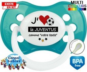 J'aime la juventus + prénom: Sucette Anatomique-su7.fr