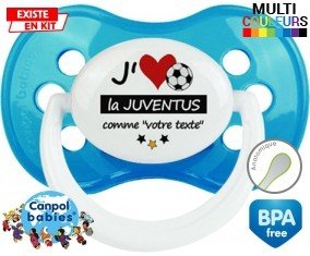 J'aime la juventus + prénom: Sucette Anatomique-su7.fr