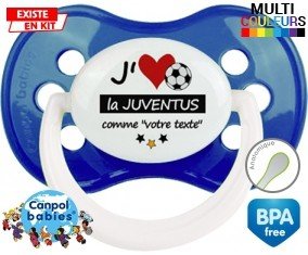 J'aime la juventus + prénom: Sucette Anatomique-su7.fr