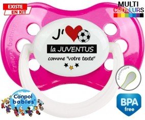 J'aime la juventus + prénom: Sucette Anatomique-su7.fr