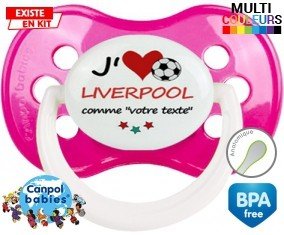 J'aime liverpool + prénom: Sucette Anatomique-su7.fr