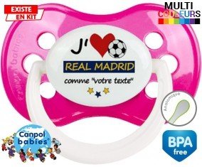 J'aime real madrid + prénom: Sucette Anatomique-su7.fr