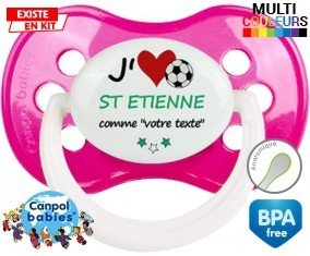 J'aime saint etienne + prénom: Sucette Anatomique-su7.fr