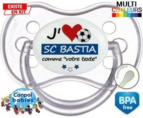 J'aime sc bastia + prénom: Sucette Anatomique-su7.fr