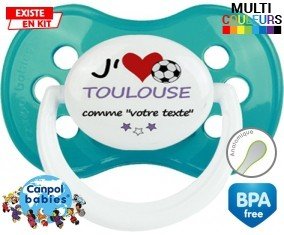 J'aime toulouse + prénom: Sucette Anatomique-su7.fr