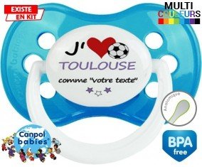 J'aime toulouse + prénom: Sucette Anatomique-su7.fr
