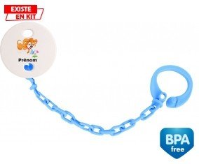 Chien + Prénom: Attache-sucette-su7.fr