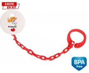 Chien + Prénom: Attache-sucette-su7.fr