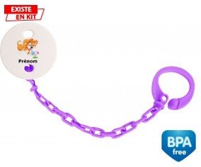 Chien + Prénom: Attache-sucette-su7.fr