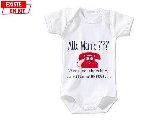 Allo mamie : Body bébé