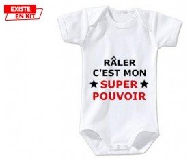 Râler c'est mon super pouvoir: Body bébé-su7.fr