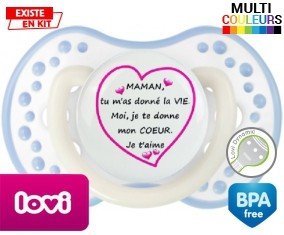 Je te donne mon coeur maman: Sucette LOVI Dynamic-su7.fr