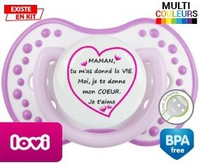 Je te donne mon coeur maman: Sucette LOVI Dynamic-su7.fr