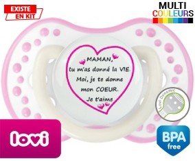 Je te donne mon coeur maman: Sucette LOVI Dynamic-su7.fr