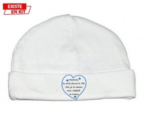 Maman je te donne mon coeur: Bonnet bébé-su7.fr