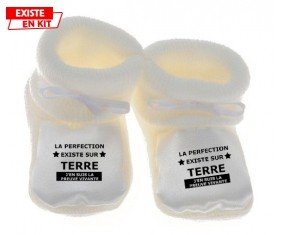 Le perfection existe J'en suis la preuve vivante: Chausson bébé-su7.fr