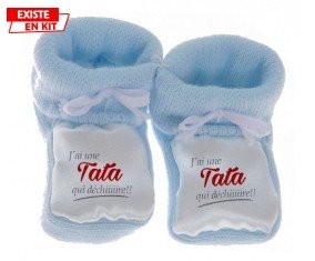 j'ai une tata qui déchire: Chausson bébé-su7.fr