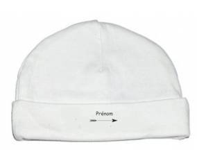 Flèche + prénom: Bonnet bébé-su7.fr