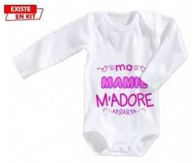 Ma mamie m'adore (fille): Body bébé-su7.fr