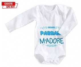 Mon parrain m'adore (garcon): Body bébé-su7.fr