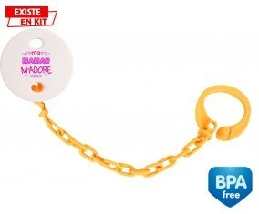 Ma maman m'adore (fille): Attache-sucette-su7.fr