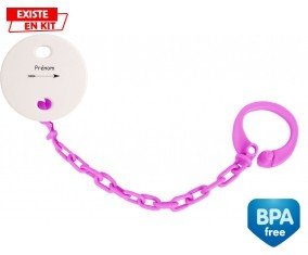 Flèche + prénom: Attache-sucette-su7.fr