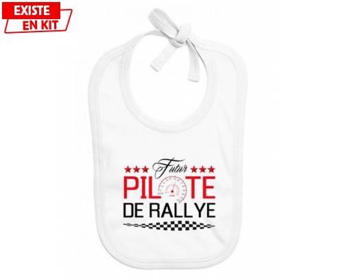 Futur pilote de rallye style2: Bavoir bébé-su7.fr