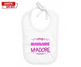 Ma marraine m'adore (fille): Bavoir bébé-su7.fr