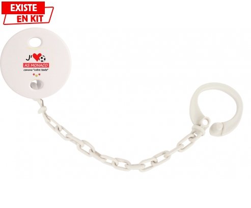 J'aime as monaco + prénom: Attache-sucette-su7.fr