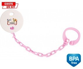 Chien chat os + prénom: Attache-sucette-su7.fr