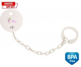 Fée style3 + prénom: Attache-sucette-su7.fr
