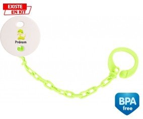 Serpent + prénom: Attache-sucette-su7.fr