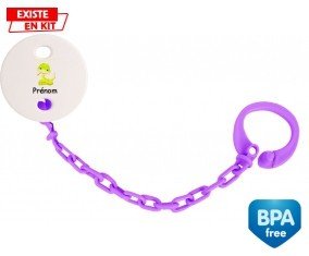 Serpent + prénom: Attache-sucette-su7.fr