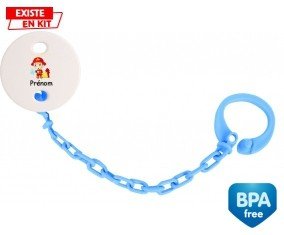 Pompier + prénom: Attache-sucette-su7.fr