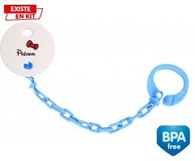 Noeud + prénom: Attache-sucette-su7.fr