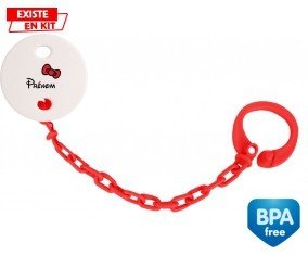 Noeud + prénom: Attache-sucette-su7.fr