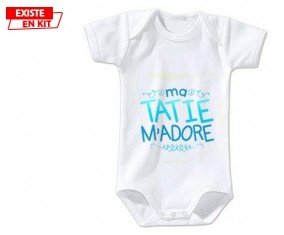 Ma tatie m'adore (garçon): Body bébé-su7.fr