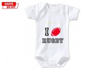 I love rugby style1: Body bébé-su7.fr