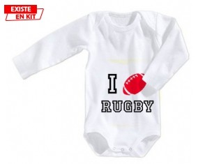 I love rugby style1: Body bébé-su7.fr