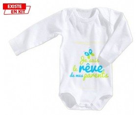 Je suis le rêve de mes parents style2: Body bébé-su7.fr