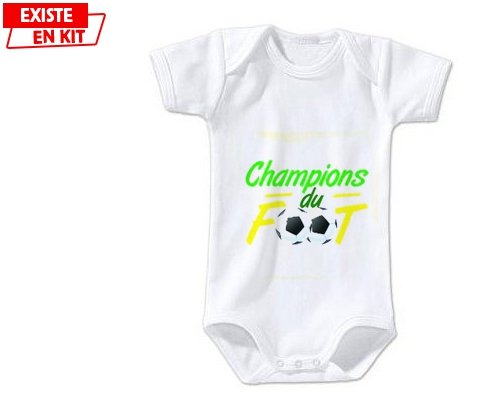 Body Bebe Personnalise Champion Du Foot Body Bebe Personnalise Champion Du Foot