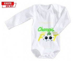 Champion du foot: Body bébé-su7.fr
