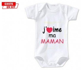 J'aime ma maman: Body bébé-su7.fr