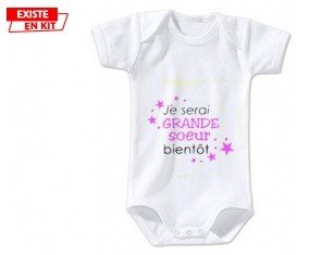 Bientôt je serai grande soeur: Body bébé-su7.fr