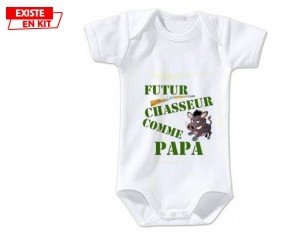 Futur chasseur comme papa: Body bébé-su7.fr