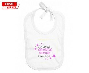 Bientôt je serai grande soeur: Bavoir bébé-su7.fr