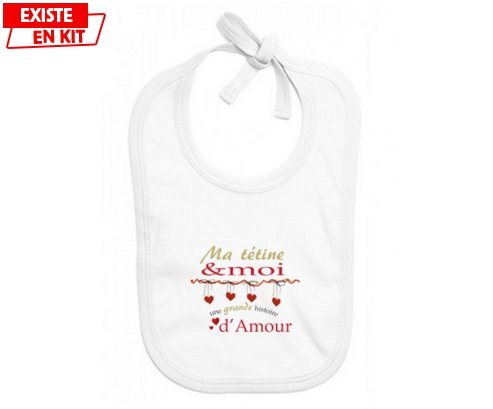 Ma sucette et moi une grande histoire d'amour: Bavoir bébé-su7.fr