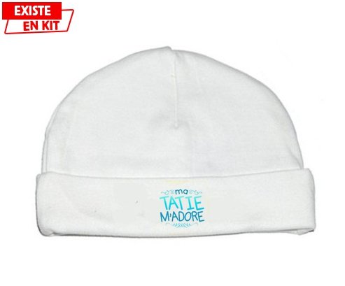 Ma tatie m'adore (garçon): Bonnet bébé-su7.fr