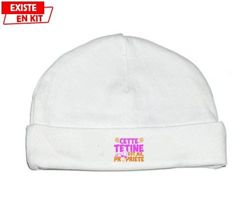 Cette sucette est ma propriété style2: Bonnet bébé-su7.fr