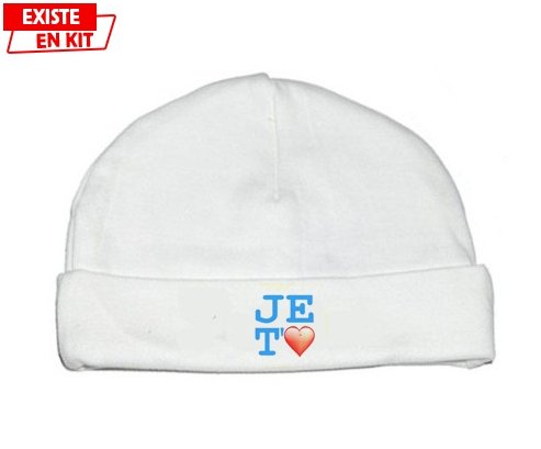 Je t'aime modèle garçon: Bonnet bébé-su7.fr